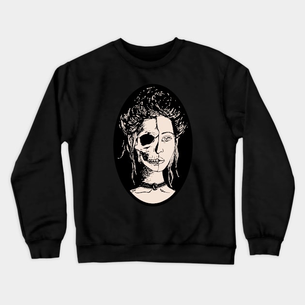 Memento Mori Crewneck Sweatshirt by BattleBirdProductions